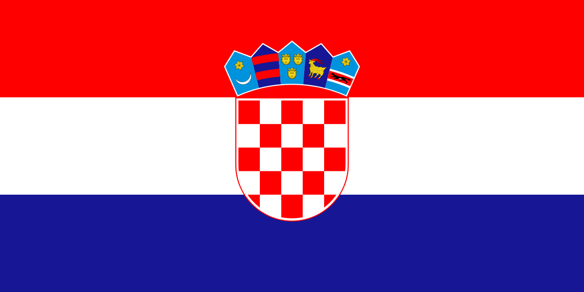 โครเอเชีย croatia ธงชาติ Flag