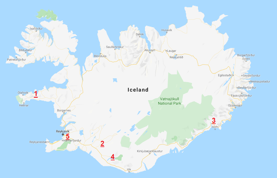 Остров Исландия на карте. Столица Исландии на карте. Карта Исландии с городами.