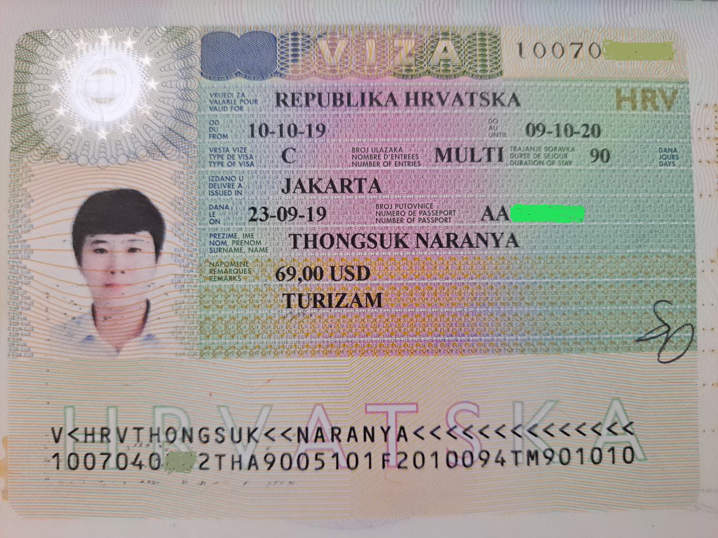 travel visa for croatia